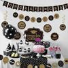 1 Pack Class of 2026 Cake Topper Glitter Congrats Grad Cap 2026 Graduation Cake Pick for 2026 Graduation Theme High School Boys Girls Graduate Party Cake Decorations Supplies Black Purple view 4