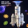 TEMI Space Toys for kids 3-5 5-7 8-10 - Rocket Ship Toys for kids 3-5, Spaceship Astronaut Toys with 2 Astronauts, Projection Lamp, Outer Space Themed Gifts for Toddler Boy Girl 3 4 5 6 7 8 9 Year Old view 3