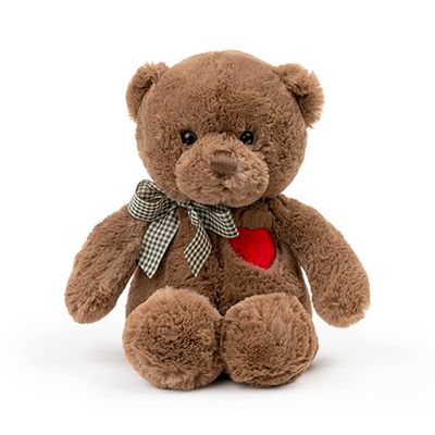 Adorlynetty 15Teddy Bear with Heart Cute Brown Teddy Bear Stuffed Animals for Valentines Day Soft Stuffed Bear Plush Bear Plushie Toys Gifts for Girlfriend Boyfriend Kid.