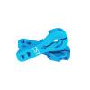 5PCS 25T Aluminum Servo Horns M3 Threads Metal Steering Rocker Arm for 1/8 1/10 RC Car Truck Boat Airplane Robot Part (Blue) view 2