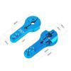 5PCS 25T Aluminum Servo Horns M3 Threads Metal Steering Rocker Arm for 1/8 1/10 RC Car Truck Boat Airplane Robot Part (Blue) view 3