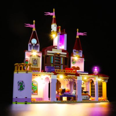 Brick Shine Light kit for Belle and The Beast's Castle 43196(Model Set is not Included) (Classic)