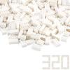 Feleph 320 Pieces 2x4 White Bricks Parts Classic Building Blocks Creative Play Set Toy Accessories Combine with 3001 Major Brick Brands (White) view 1