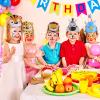 Gersoniel 24 Pcs Animal Birthday Party Hats Animal Headbands Jungle Safari Animal Paper Party Crown for Girls Kids (Jungle Animal) view 3