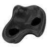 10PCS Plastic Rock Climbing Holds Set, DIY Tree Rock Climbing Holds for Kids & Adults Climber, Kids Indoor and Outdoor Play Set Use, Includes Mounting Screws.(black ) view 2