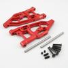 Alloy Front and Rear Suspension Arm Set for Arrma 1/7 Mojave Mojave EXB SC Upgrade Parts (Red) view 3