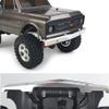 RCLIONS Aluminum RC Front Bumper for Axial SCX24 AXI00001 T1/T2 C10 1/24th RC Crawler Truck Car (Silver) view 3