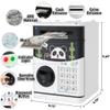 JUNEU Piggy Bank for Kids, 3 4 5 6 7 8 Year Old Boys Toys, Electronic Money Saving Box for Kids, Mini ATM Coin Bank, Birthday Gifts for Boys, Cool Stuff, Ideas, White Elephant Gifts view 4
