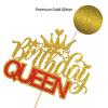 Helewilk Birthday Queen Cake Topper, Queen Bee, Hot Girl Womens Happy Birthday Party Decorations Supplies view 2