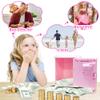 JUNEU Unicorn Piggy Bank for Kids, Gifts for 5 6 7 8 9 10 Year Old Girls, Kids Electronic Piggy Bank, Girls Birthday Gifts, Educational Toys for Girl Boys, Kid Money Saving Box, Mini ATM Coin Bank view 2