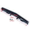 RCLIONS Aluminum RC Front Bumper for Axial SCX24 AXI00001 T1/T2 C10 1/24th RC Crawler Truck Car (Black) view 2