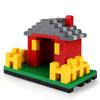 Feleph 320 Pieces 2x4 Red Bricks Parts Building Blocks Classic Creative Play Set Toy Accessories Compatible with 3001 Major Brick Brands (Red) view 3