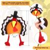 SATINIOR 6 Pcs Thanksgiving Turkey Hat, Plush Funny Chicken Cap, Thanksgiving Night Event Dress-up Party Supplies for Adult(Novel Style) view 3
