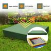 Sandbox Cover, Sandpit Cover Oxford Cloth, Dustproof Waterproof Top Lid for Sandboxes, Protective Cover for Home Garden Outdoor Pool, Protect The Sand and Toys (200*200cm, Black) view 2