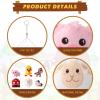 Tudomro 4 Sets Embroidery Kit for Beginners Cross Stitch Starter DIY Kits with Mushroom Patterns 4 Embroidery Hoops, Threads and Needle for Craft Hand Adult view 3