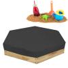 Sandbox Cover, Hexagon Sandboxes Sandpit Cover Oxford Cloth Waterproof Sandbox Canopy, Protective Cover Outdoor Dustproof Canopy (150*180cm) view 1