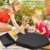 Sandbox Cover, Hexagon Sandboxes Sandpit Cover Oxford Cloth Waterproof Sandbox Canopy, Protective Cover Outdoor Dustproof Canopy (150*180cm) view 3