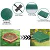 Sandbox Cover Hexagon Waterproof Sandpit Cover Oxford Cloth Sandbox Protection Cover Sandpit Pool Cover for Outdoor Garden (200*230cm) view 2