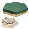 Sandbox Cover Hexagon Waterproof Sandpit Cover Oxford Cloth Sandbox Protection Cover Sandpit Pool Cover for Outdoor Garden (200*230cm) view 3