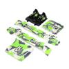 Losi Body/Driver Set Green Silkscreened Hammer Rey LOS230099 Car/Truck Bodies Wings & Decals view 1