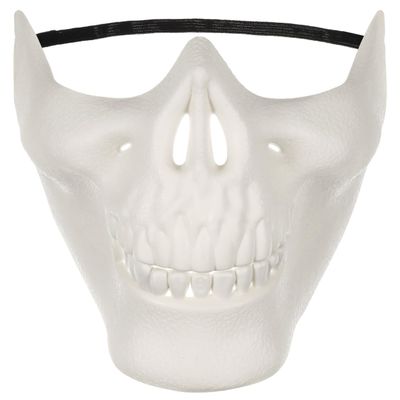 PRETYZOOM 2Pcs Halloween Skull Masks Skeleton Half Face Mask Halloween Cosplay Costume Props Masquerade Party Supply