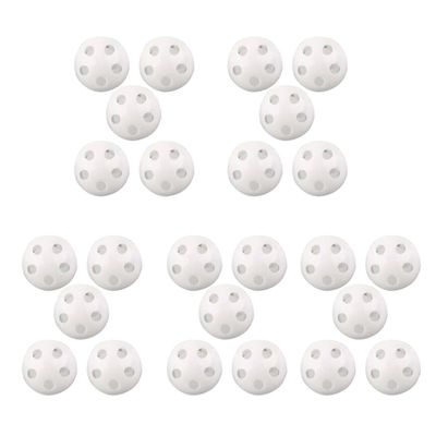 50Pcs Rattle Balls Inserts Rattle Box Repair Doll Noise Maker Noise Maker Insert Toy for Baby Pet Toy Animal Puppet Doll 24mm
