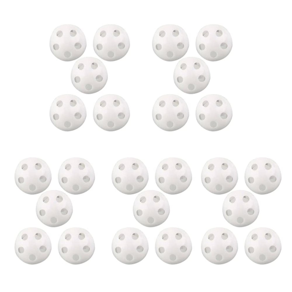 50Pcs Rattle Balls Inserts Rattle Box Repair Doll Noise Maker Noise Maker Insert Toy for Baby Pet Toy Animal Puppet Doll 24mm