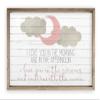 MRC Wood Products I Love You In The Morning And In The Afternoon Nursery Wall Sign Decor Kid's Room With Frame 16x24 view 1