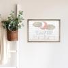 MRC Wood Products I Love You In The Morning And In The Afternoon Nursery Wall Sign Decor Kid's Room With Frame 16x24 view 4