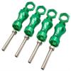 NHX RC Wheel Hex Adaptor 12mm to 17mm (4pc) 30mm Offset Extender- Green view 1