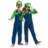 Disguise Luigi Costume for Kids, Official Super Mario Bros Costume and Accessories for Children, Size (10-12) view 1