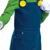 Disguise Luigi Costume for Kids, Official Super Mario Bros Costume and Accessories for Children, Size (10-12) view 4
