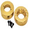 NHX RC Brass Steering Wheel Weight 68g Each (2pcs) : Axial SCX10 II view 1