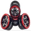 NHX RC 2.2'' Heavy Aluminum Beadlock Crawler Wheels Set - Skull Five 4Pc view 1