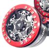 NHX RC 2.2'' Heavy Aluminum Beadlock Crawler Wheels Set - Skull Five 4Pc view 2