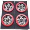 NHX RC 2.2'' Heavy Aluminum Beadlock Crawler Wheels Set - Skull Five 4Pc view 3