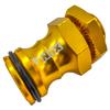 NHX RC Wheel Hex Adaptor 12mm to 17mm - 23mm Offset Extender- 4pc Gold view 2