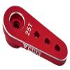 NHX RC 3-Hole Aluminum Servo Arm Horn - 25T - Red view 1