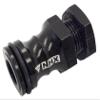 NHX RC Wheel Hex Adaptor 12mm to 17mm - 23mm Offset Extender- 4pc Black view 2