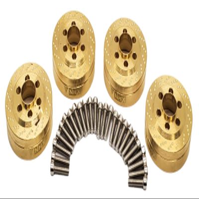 NHX RC Brass Wheel Weight 64g Each (4Pc) : 1.9/2.2 Crawler Wheel
