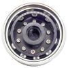 NHX V2 Aluminum Front Wheel Rim Silver for 1/14 Tamiya Tractor Trucks (BearingHubs) view 3