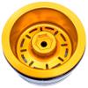 NHX RC 2.2'' Aluminum Beadlock Crawler Wheels Set - Knight Sword -Gold/Bk 4Pc view 3