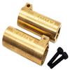 NHX RC Brass Rear Lockout : Axial SCX10 II view 1