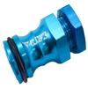 NHX RC Wheel Hex Adaptor 12mm to 17mm - 23mm Offset Extender- 4pc Blue view 2