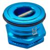NHX RC Wheel Hex Adaptor 12mm to 17mm - 23mm Offset Extender- 4pc Blue view 3