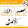 Coophit Thors Dart-Blasting Hammer Toys Gun with Lights -Toys for 5 6 7 8 9+ Year Old Boys,Kids Roleplay Toy Thunder Mjolnir with 30 Darts view 3