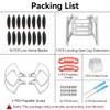 Craznick Mini 4K/Mini 2 SE/Mini SE Propellers: with Propeller Guard Landing Gear Leg Extension Propellers Holder Gimbal Cover Total 24 Pcs for DJI Mini 2 Series Drone Accessories Set view 2