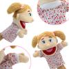 Family Hand Puppets,Puppets for Kids Role Paly Family Members 13.4 INCH Multi-Ethnic Puppets Plush Soft Hand Puppets Family Puppets Story Toys, Puppets for Girls Boys Finger Puppets Puppet Set Gifts view 3