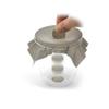 Lipfer Pena Coin Penetration Dish Coin Thru Rubber Sheet Into Cup Magic Trick Mentalism Props Magic view 2