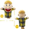 Family Hand Puppets,Puppets for Kids Role Paly Family Members 13.4 INCH Multi-Ethnic Puppets Plush Soft Hand Puppets Family Puppets Story Toys, Puppets for Girls Boys Finger Puppets Puppet Set Gifts view 2